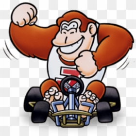 Super Mario Kart Donkey Kong Jr, HD Png Download - donkey kong png