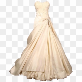 Wedding Dress With Transparent Background, HD Png Download - dress png