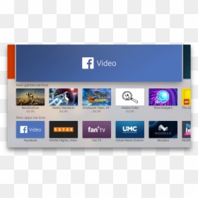 Facebook Video Smart Tv, HD Png Download - facebook app png