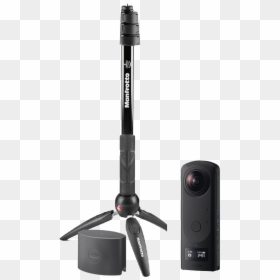 Tripod With Extension Pole, HD Png Download - theta png