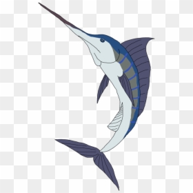 Swordfish Drawing Blue Marlin - Swordfish Easy Marlin Drawing, HD Png Download - marlin png