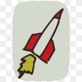Clipart - Red Rocket - Rocket Launch, HD Png Download - rocket power png