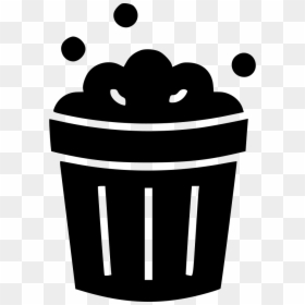 Cinema Popcorn Food - Illustration, HD Png Download - popcorn icon png