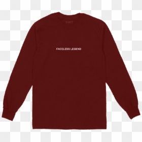 Los Angeles Apparel Long Sleeve Shirts, HD Png Download - faceless png
