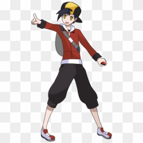 Gold Pokemon Png - Pokemon Trainer Gold Png, Transparent Png - trainer png
