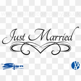 Transparent Marry Clipart - Calligraphy, HD Png Download - married png