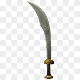 Skyrim Redguard Sword, HD Png Download - scimitar png
