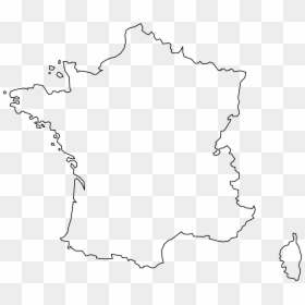 France Map Line Drawing, HD Png Download - france map png