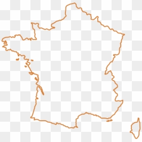 Transparent Country Landscape Clipart - Blank France Map Png, Png Download - france map png