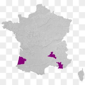 Outline France Map Simple, HD Png Download - france map png
