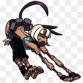 Fortune Taunts By Stretching And Yawning - Ms Fortune Skullgirls Taunt, HD Png Download - skullgirls png