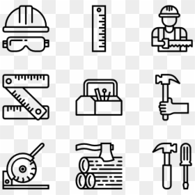 Mobile App Icon Vector, HD Png Download - carpenter png