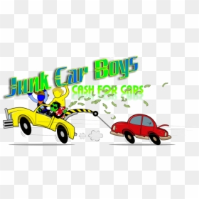 Junk Car Boys Cash For Cars, HD Png Download - wrecked car png