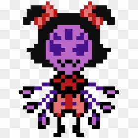 Undertale Muffet Pixel Art Grid, HD Png Download - muffet png