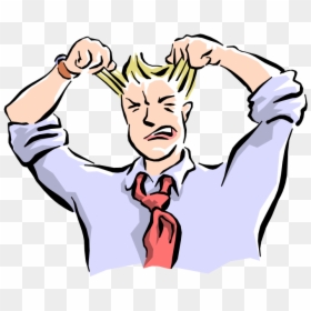 Frustrated Employee Png - Tearing My Hair Out, Transparent Png - frustrated png