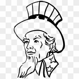 Uncle Sam Drawing Black And White Family Cc0 - Uncle Sam Drawing, HD Png Download - uncle grandpa png