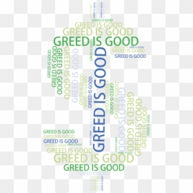 Greed Word Cloud No Background - Greed Graphic, HD Png Download - greed png