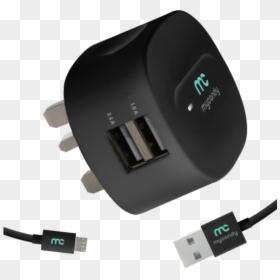 Mycandy Travel Charger With Type C 1m Black, HD Png Download - chargers png