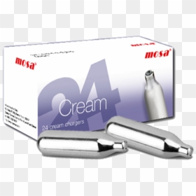 N2o Cream Chargers Isi 24-pack - Mosa Cream Chargers Png, Transparent Png - chargers png