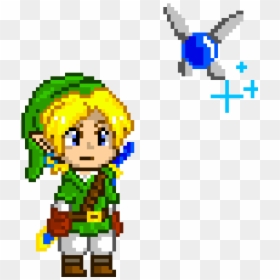 Link And Navi - Navi Zelda Pixel Art, HD Png Download - skyward sword png