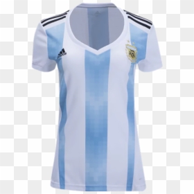 #argentina #mujeres #camiseta - Argentina World Cup Jersey Women, HD Png Download - camiseta png