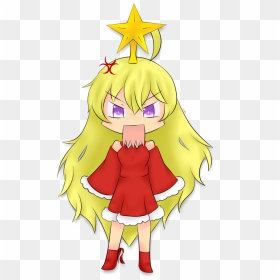 Rwby Chibi Christmas - Cartoon, HD Png Download - rwby yang png