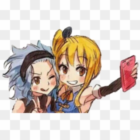 #lucy #lucyheartfilia #levy #fairytail #anime #mages - Fairy Tail Levy And Lucy, HD Png Download - fairy tail lucy png