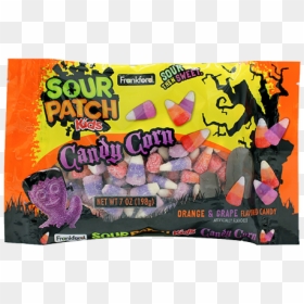 Candy Corn Sour Patch, HD Png Download - skittles bag png