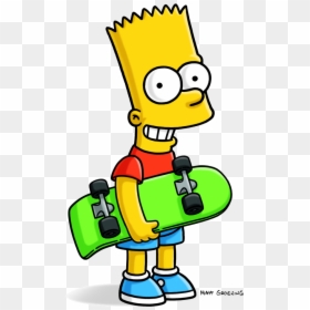 Cartoon,clip Art,fictional Character,illustration - Bart Simpson, HD Png Download - cod character png