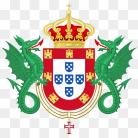 Kingdom Of Portugal Coat Of Arms, HD Png Download - shield .png