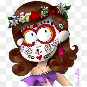 Dia De Muertos, Mexico, And Mabel Image - Dipper Y Mabel Muertos, HD Png Download - dia de muertos png