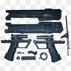 Cyberpunk Future Rifle Prop Wip - Firearm, HD Png Download - cyberpunk png