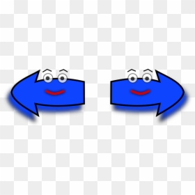 Arrows Pointing Left And Right, HD Png Download - funny mouth png