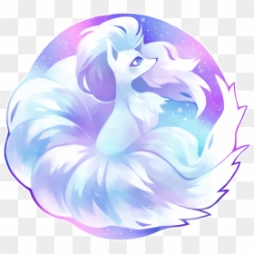 “alola Ninetales Design Is Now Available As Shirts, - Pokemon Alolan Ninetales Art, HD Png Download - alolan ninetales png