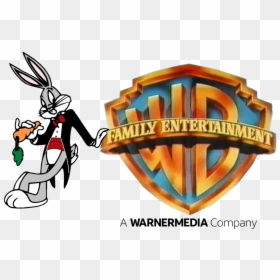 Wb Family Alternate Print Logo - Bugs Bunny Warner Bros Family Entertainment, HD Png Download - paramount pictures png