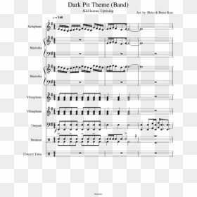 Flight Of The Silverbird Flute Sheet Music, HD Png Download - dark pit png