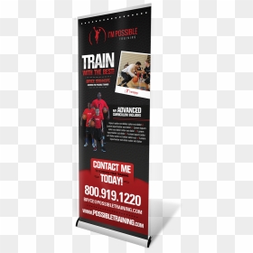Official I"m Possible Training Retractable Banner - Flyer, HD Png Download - retractable banner png