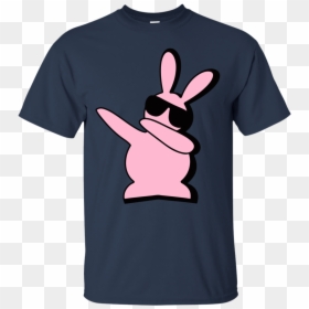 Dabbing Easter Bunny Rabbit Shirt, Sweater, Hoodie - Dancer Hip Hop Shirt, HD Png Download - bunny tail png