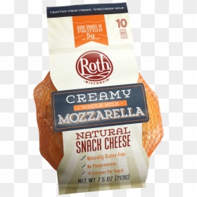 Roth Creamy Cheddar Snack Cheese , Png Download - Food, Transparent Png - cheddar png