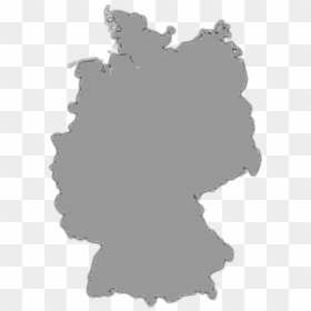 Map Of Germany Black, HD Png Download - zooey deschanel png