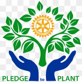 Ian Risely Introduces Pledge To Plant - Laredo Gateway Rotary Club, HD Png Download - rotary international logo png