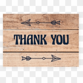 Clip Art Printable With Wood Background - Thank You In The Woods, HD Png Download - thank you card png