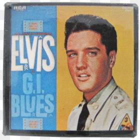 Elvis Gi Blues Music Button Museum - Elvis Presley Gi Blues Album, HD Png Download - elvis presley signature png
