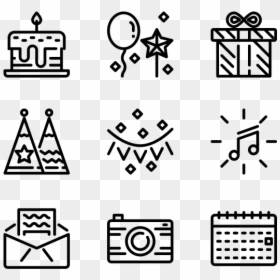 Food Free Icon, HD Png Download - birthday cake vector png
