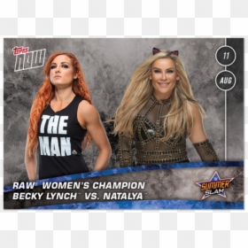 Raw Women’s Champion Becky Lynch Vs - Action Figure, HD Png Download - natalya png