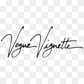 Vogue Vignette Logo Black - Vogue Text Png, Transparent Png - black vignette png