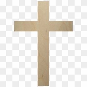 Large Plain Wooden Cross, HD Png Download - rugged cross png