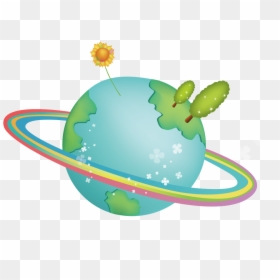 Green Earth Cartoon Png, Transparent Png - globe emoji png