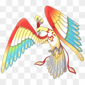 Pokémon Sacred Phoenix, HD Png Download - ho oh png