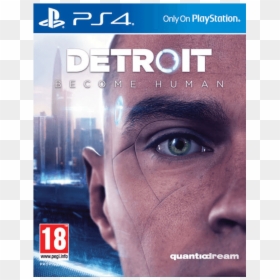 Detroit Become Human Ps4 Case, HD Png Download - detroit png